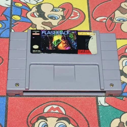 Flashback (Super Nintendo) SNES Authentic/Cleaned/Tested Game