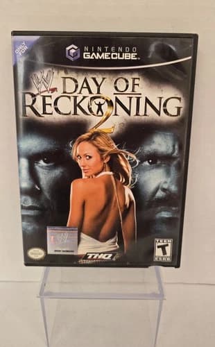 Nintendo GameCube WWE Day of Reckoning CIB Authentic *Tested & Works*