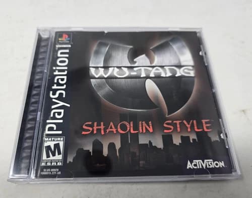 Wu-Tang: Shaolin Style PS1 PlayStation 1 Complete CIB Tested