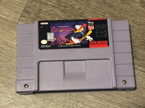 Maui Mallard in Cold Shadow Super Nintendo Snes Cleaned & Tested Authentic