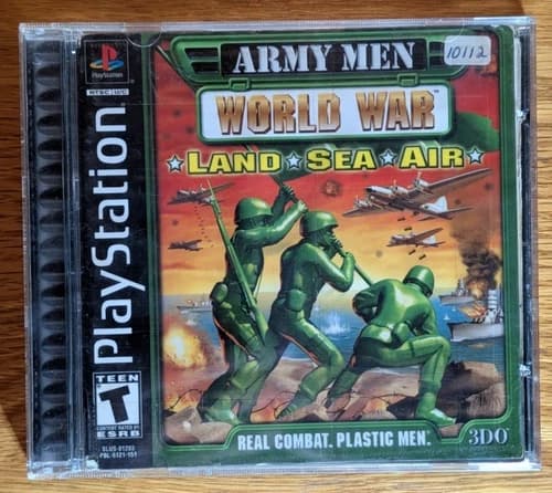 Army Men: World War -- Land, Sea, Air (Sony PlayStation 1, 2000) CIB - TESTED !!