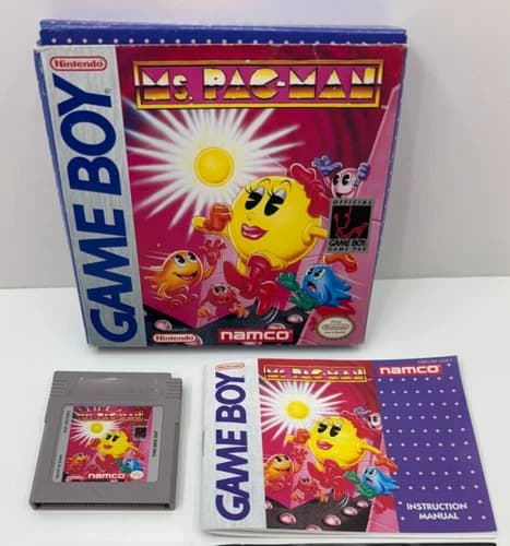 Ms. Pac-Man (Nintendo Game Boy, 1993) CIB