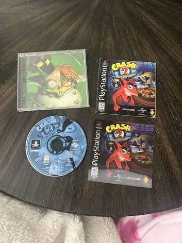 PlayStation 1 PS1 Game Crash Bandicoot 2 Cortex Strikes Back CIB Complete In Box