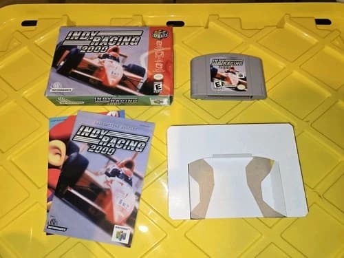 Indy Racing 2000 For Nintendo 64 N64 CIB Tested Authentic
