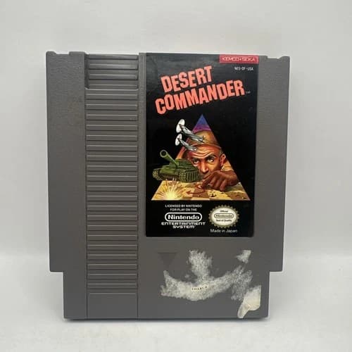 Desert Commander Nintendo NES Game Cartridge KEMCO