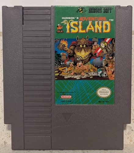 Hudsons Adventure Island NES Loose Hudson Soft Nintendo
