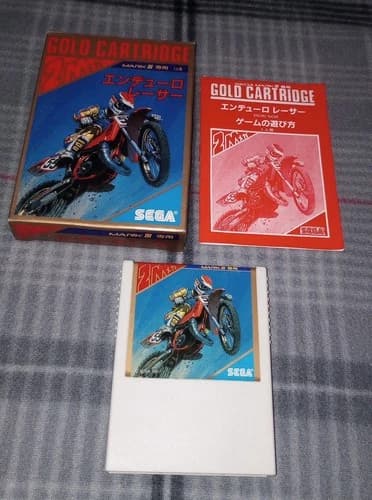 ENDURO RACER G-1322 Sega Mark III m3 SM3 CIB Very Good. Free Shipping.