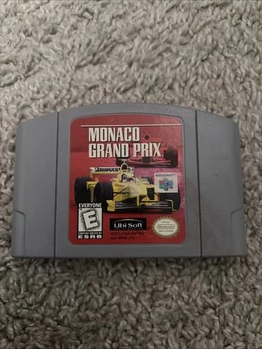 Monaco Grand Prix - Nintendo 64 N64 CARTRIDGE ONLY AUTHENTIC
