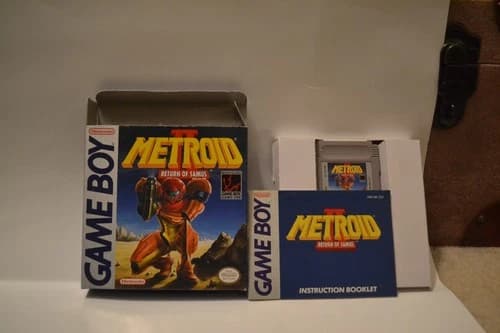 Metroid 2: Return Of Samus (Nintendo GameBoy) Complete in Box Authentic Tested