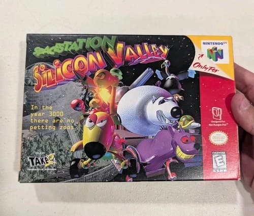Space Station Silicon Valley N64 CIB Complete w/Manual +Inserts Tested Authentic