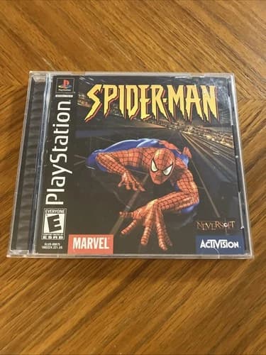 Spider-Man PS1 Black Label (PlayStation) - CIB with manual, REG CARD - TESTED