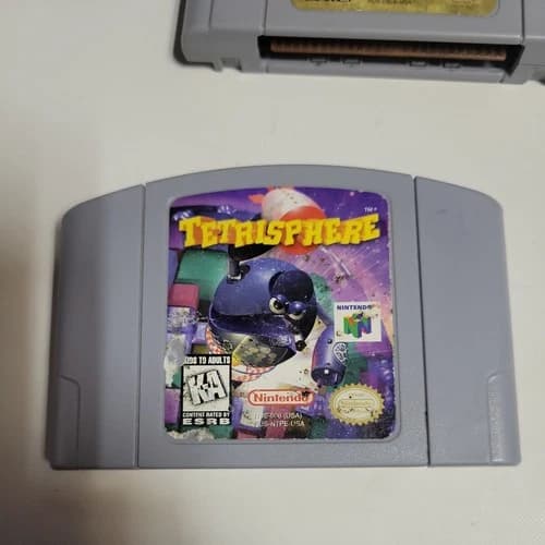 Tetrisphere (Nintendo 64, 1997) N64 Authentic Cartridge Only Tested Cleaned