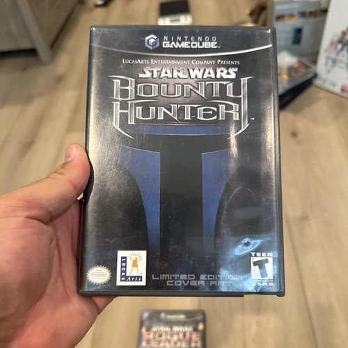 Star Wars: Bounty Hunter Gamecube 2002 Limited Edition Cover Art CIB Tested