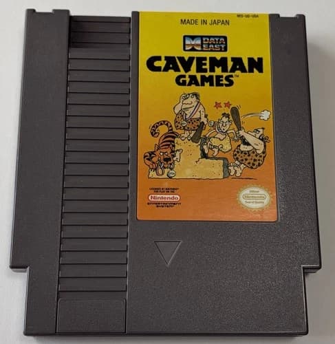 Caveman Games (NES, 1990) Game Cartridge Only Authentic *TESTED*
