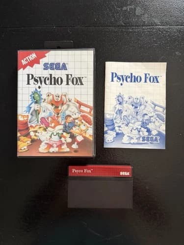 Psycho Fox (Sega Master System, 1989) - Psyco Fox Misprint