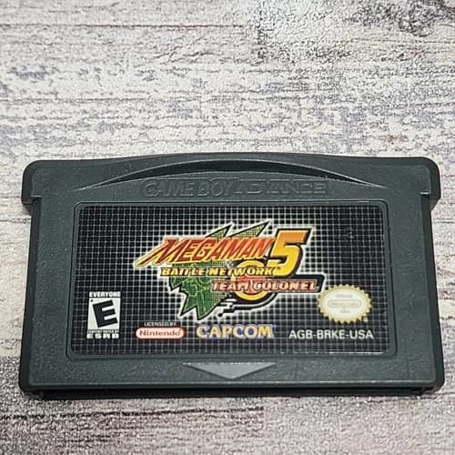 Mega Man Battle Network 5: Team Colonel Game Boy Advance Authentic Saves