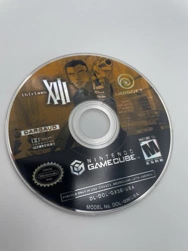 Thirteen XIII (nintendo GameCube, 2003) - Tested, DISC ONLY