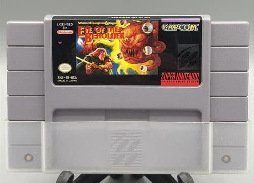 Advanced Dungeons & Dragons Eye of the Beholder (Super Nintendo SNES) Tested✅