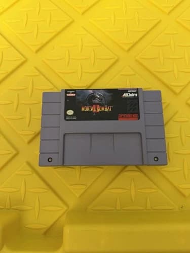 Mortal Kombat II SNES – Authentic Cartridge Only – Cleaned Tested Working