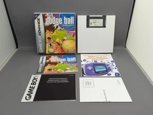 * Super Dodge Ball Advance (Nintendo Game Boy Advance GBA, 2001) Complete CIB
