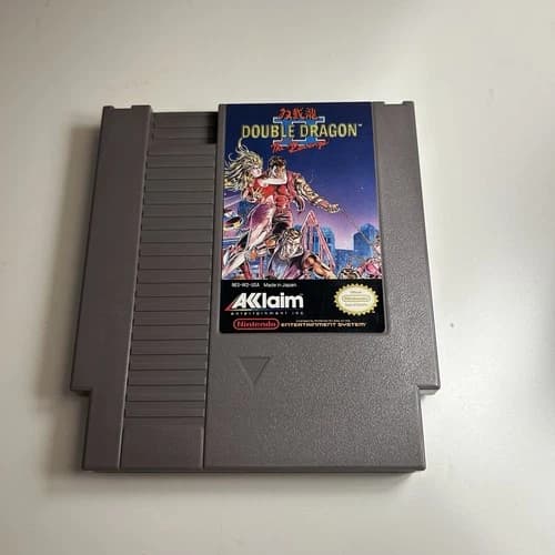 Double Dragon 2 The Revenge NES Game Nintendo Entertainment System Tested