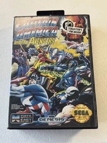 Captain America And The Avengers CIB Complete Tested Sega Genesis