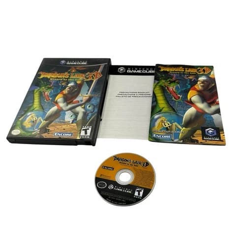 Nintendo GameCube Dragon's Lair 3D: Return to the Lair CIB Complete Video Game
