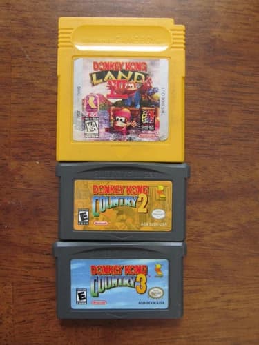 Donkey Kong Land 3 Game Boy Cartridge Tested and Working +