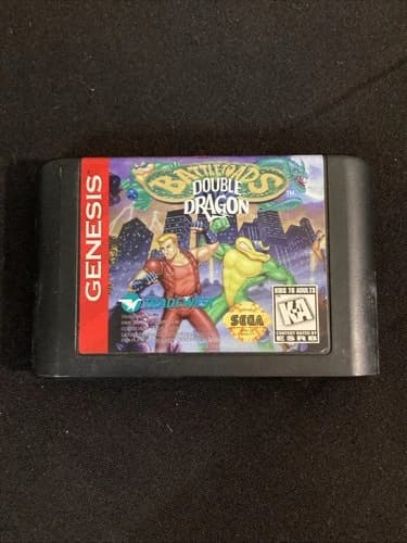 Battletoads Double Dragon Sega Genesis Authentic 1993 Game