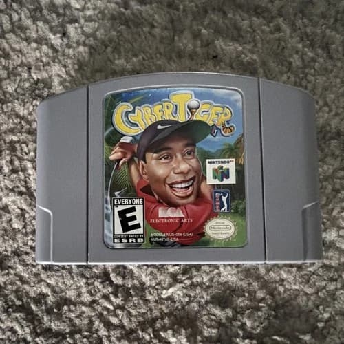 Cyber Tiger Nintendo 64 1999 Authentic N64 Cartridge Only