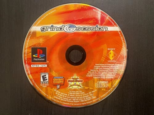 Grind Session (PlayStation PS1, 2000) Game Disc, Tested