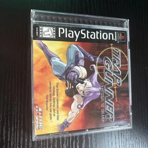 Trap Gunner (Sony PlayStation 1, 1998) CIB W/ Registration Card Exc Condition