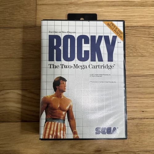 Rocky Sega Master System SMS 1987 Complete in Box