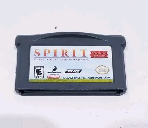 Spirit Stallion of the Cimarron Search For Homeland Nintendo GameBoy Advance GBA