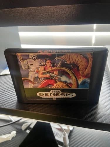 Alien Storm Sega Genesis Cartridge Tested Working
