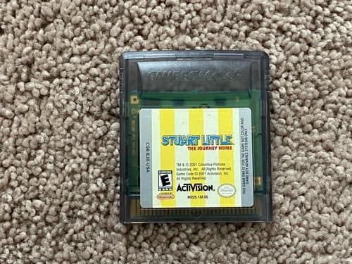 Stuart Little: The Journey Home (Nintendo Game Boy Color, 2001) CART ONLY