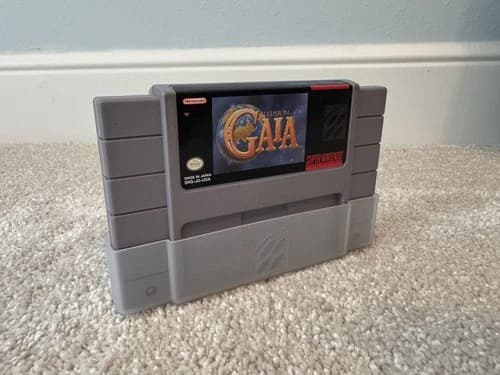 Super Nintendo SNES Illusion of Gaia Video Game Tested Working