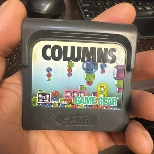 Sega Game Gear - Columns - (Tested & Working) Video Game