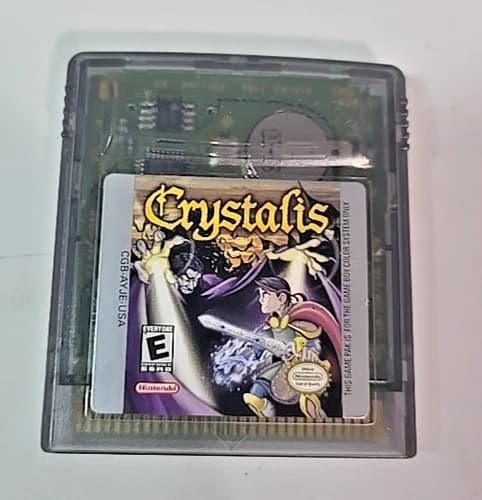 Crystalis Game Boy Color Game Only - Clean/Working