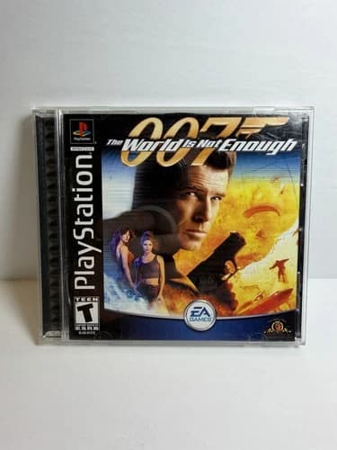 007 The World Is Not Enough (Sony PlayStation 1, 2000) PS1 Complete - Tested