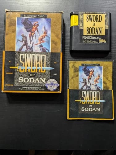 Sword of Sodan - Sega Genesis CIB Tested
