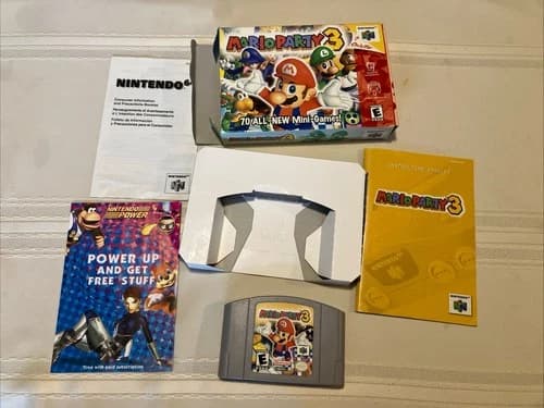 Mario Party 3 Nintendo 64 N64 Complete In Box CIB Tested Hudson Soft Authentic