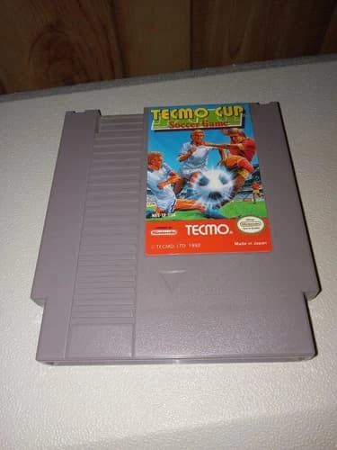 Tecmo Cup Soccer Game NES 1992 Nintendo Cartridge Only