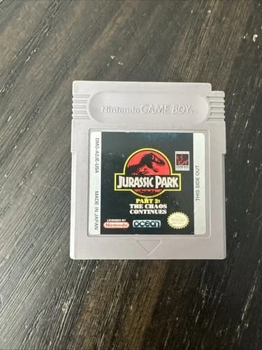 Nintendo Gameboy Game Only Jurassic Park Part 2 The Chaos Continues