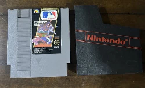 Major League Baseball (Nintendo Entertainment System, 1988) Tested and Working