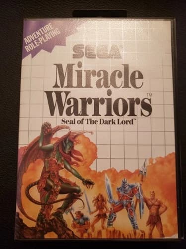 Miracle Warriors Seal of the Dark Lord for SEGA Master System