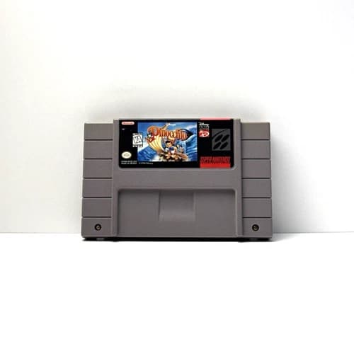 Pinocchio Nintendo SNES Authentic Cartridge Refurbished Tested Free Shipping