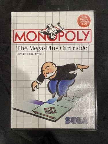 Monopoly. Sega Master System. Complete In Box! Tested And Works! Excellent Cond!