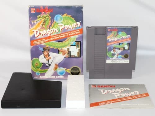 Dragon Power NES Nintendo Complete CIB Good Condition! Circle Seal! NICE!