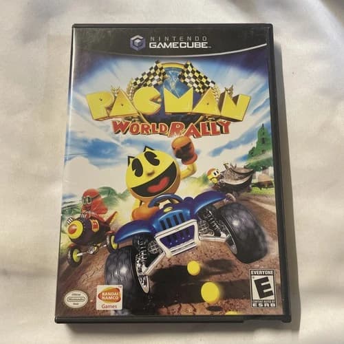 Pac-Man World Rally Nintendo GameCube Authentic Tested CIB Complete